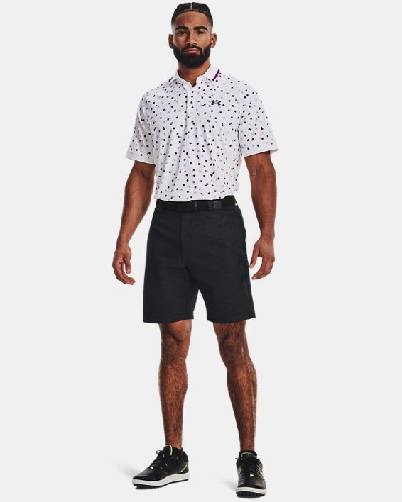 Men's UA Iso-Chill Floral Polo, White, pdpMainDesktop image number 2
